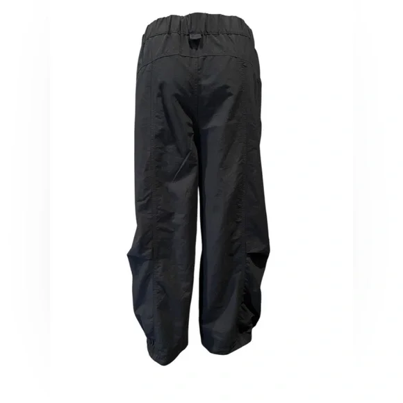 Free People FP Movement Black Pants Womens Offsides Belt Buckle Pockets Size S - Picture 5 of 14